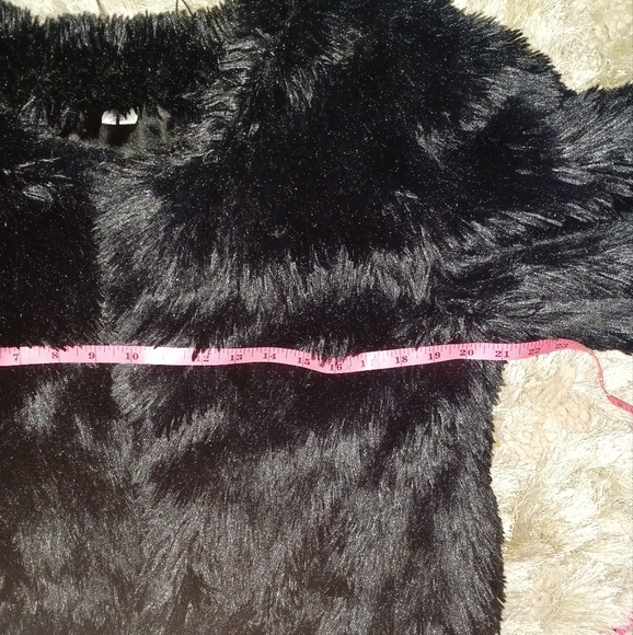L/Xl Black faux fur Jacket - Picture 5 of 7